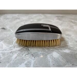 Vintage Prophylactic Sterilized Brush Art Deco Black Silver Made in USA MCM 20's